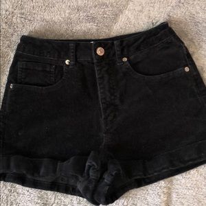 Forever 21 Black Corduroy Shorts
